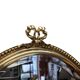 French classic Style Brass Mirror With Bow, 1950/60s
