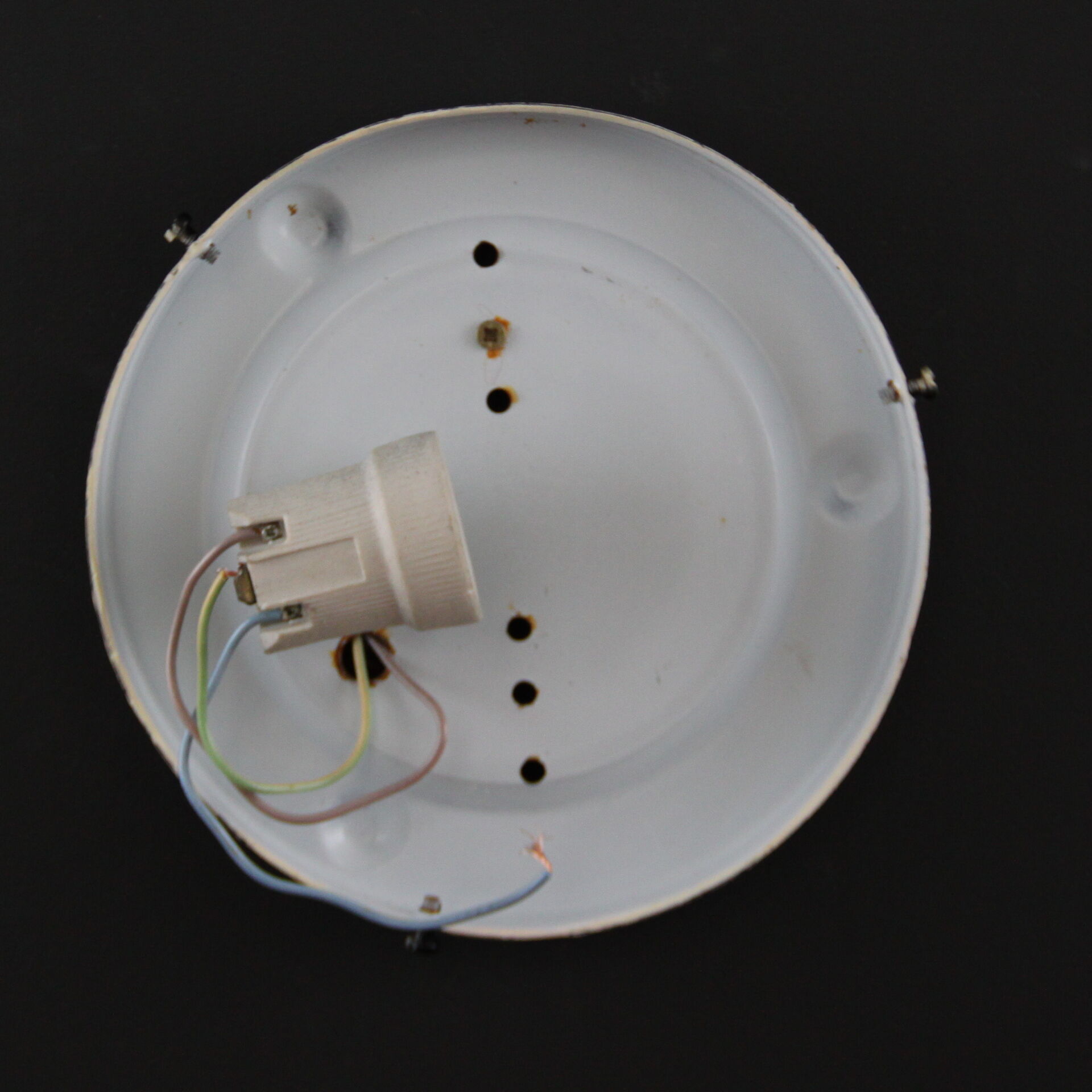 Round ceiling lamp, seventies