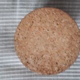 Old engraved cork box