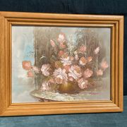 Tableau bouquet of flowers magnesco