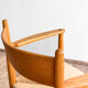 Fauteuil CH37, Hans J. Wegner en chêne avec assise neuve en corde danoise
