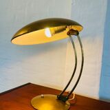 Vintage modernist Kaiser Dell brass lamp 1960s