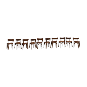 Série de 10 chaises
