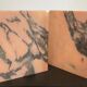 Pair of Art Deco marble bookends