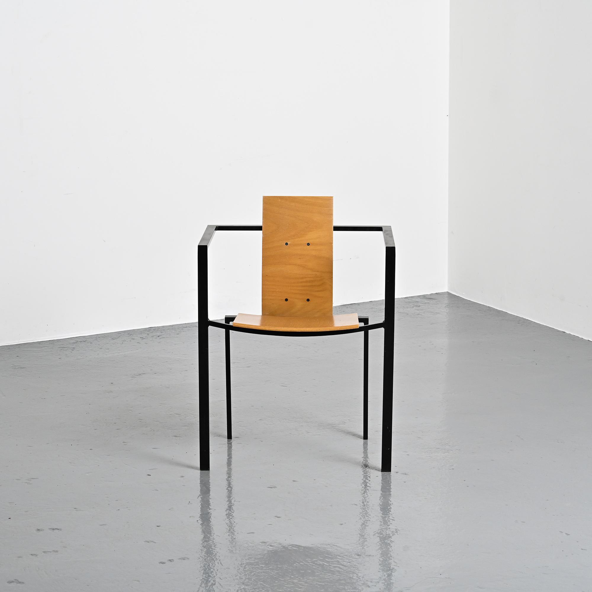 Set of six Trix chairs by Karl Friedrich Förster for KFF Design, Germany circa 1988.