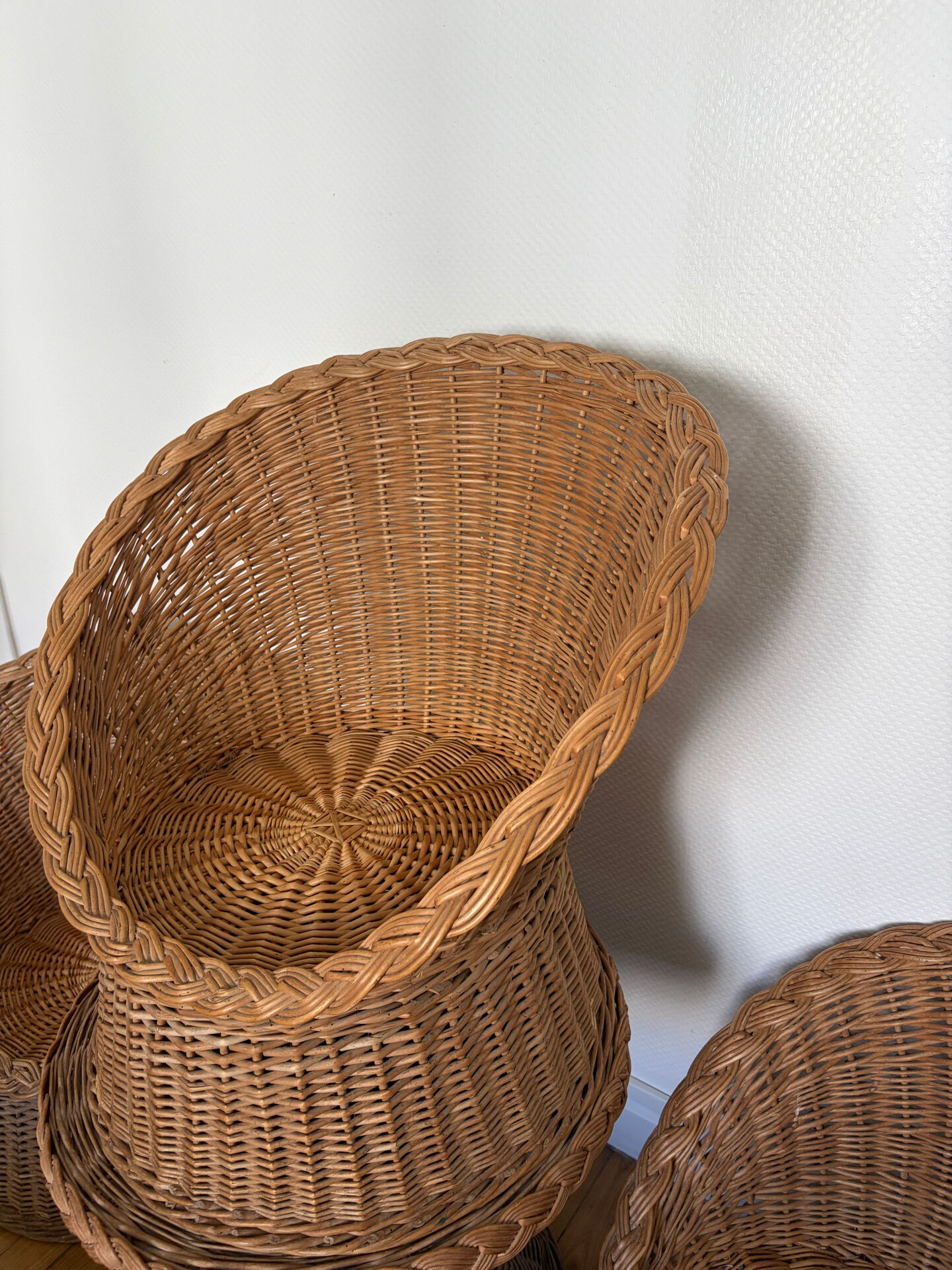 1960s wicker lounge set