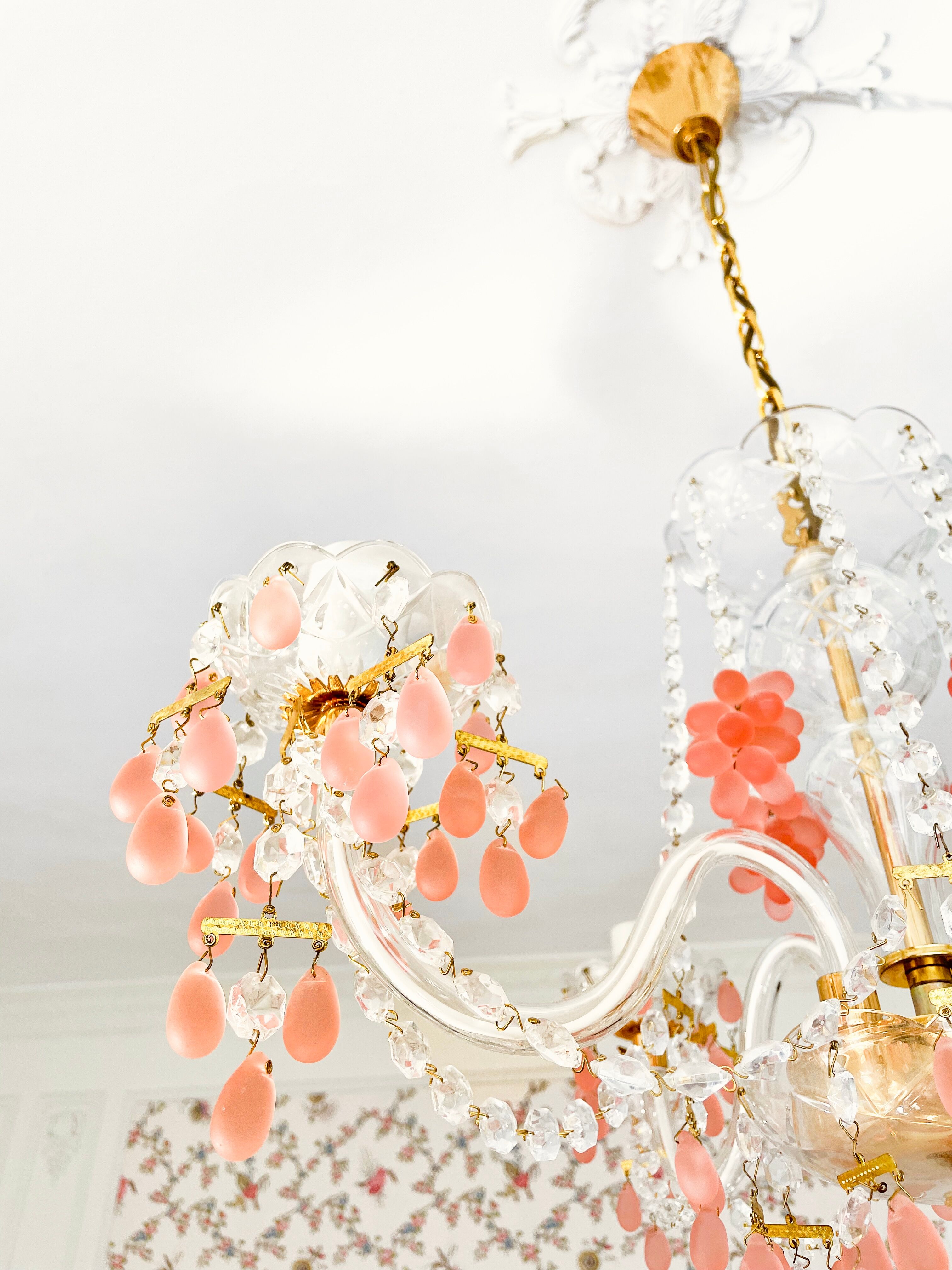 Bohemian crystal chandelier by Václav Hanus – Royal elegance