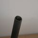 Soliflore or vintage candle holder in silver-plated metal – Fluted column on a square base