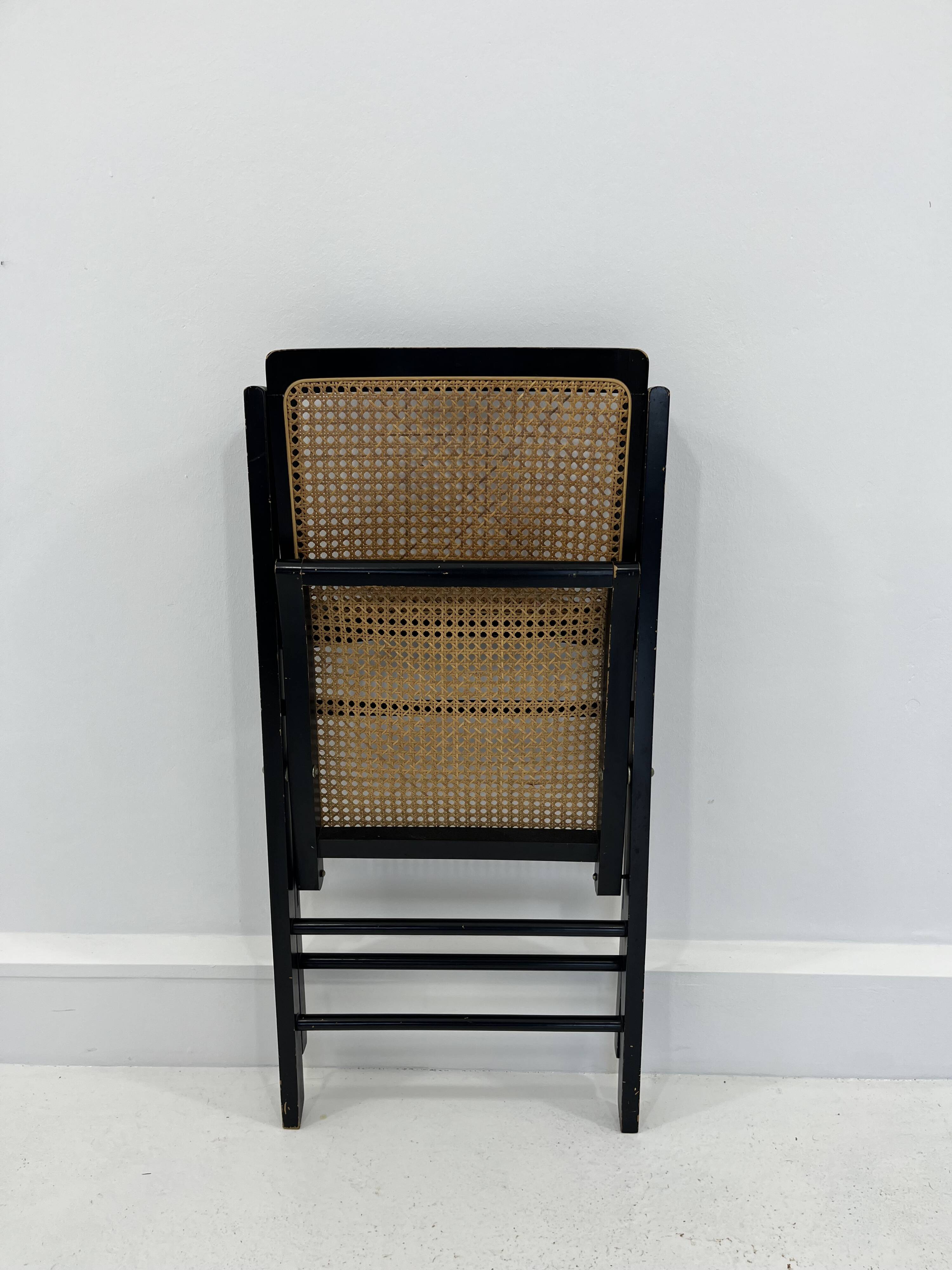 Chaise en rotin, années 1970