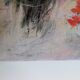 Wildflower bouquet, printed poster on vellum paper.