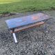 1960s enameled ceramic coffee table