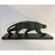 Secondo, Art Deco Panther, 1930, Bronze with Marble Base