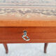 Music box table, jewelry box, inlaid wood, side table, bedside, vintage (2)