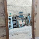 Burmese teak mirror