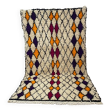 Handcrafted Moroccan Berber carpet 190 x 100 CM
