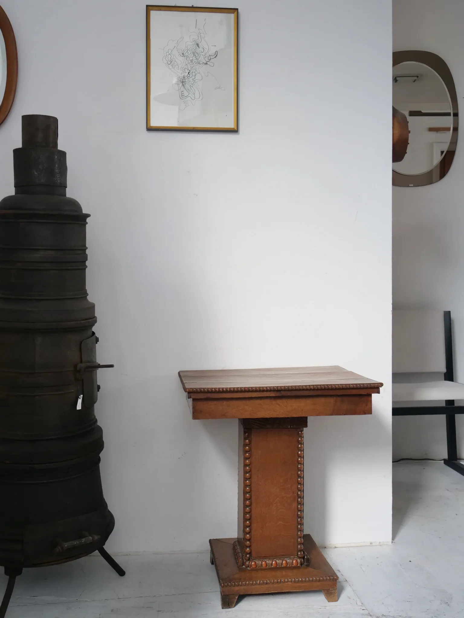 side table in Popular Art style with systems