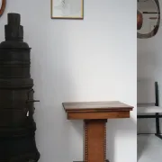 side table in Popular Art style with systems