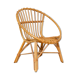 Children's shell armchair in rattan 1960s