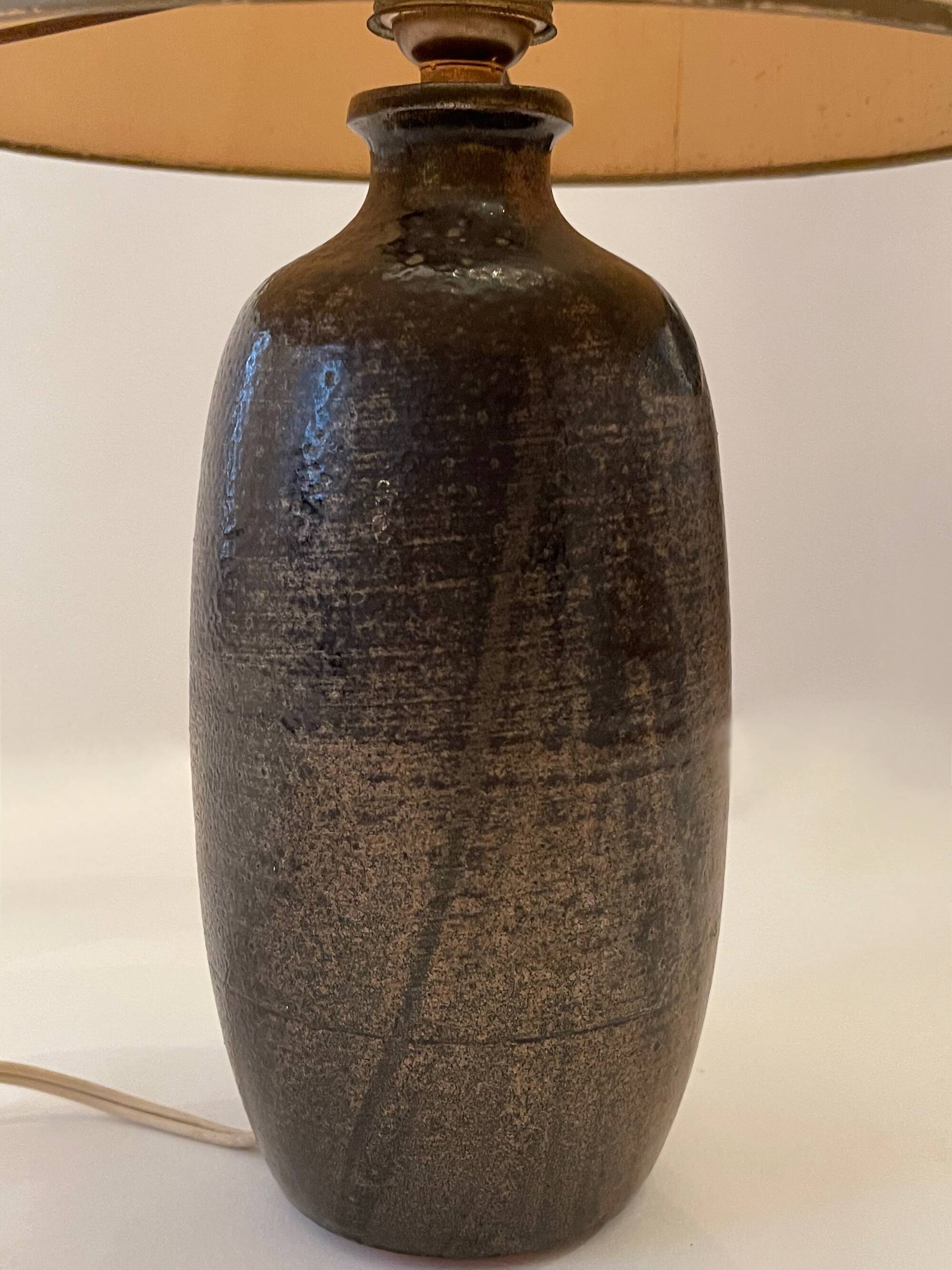 Artist Lamp by Alain Blanchard, 20th Century Ceramicist