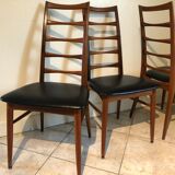 Set of 6 Scandinavian chairs in Teak "Lis" by Niels Koefoed, Circa 60's