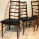 Set of 6 Scandinavian Teak "Lis" chairs by Niels Koefoed, Circa 1960