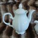 Coffee pot + porcelain milk jug