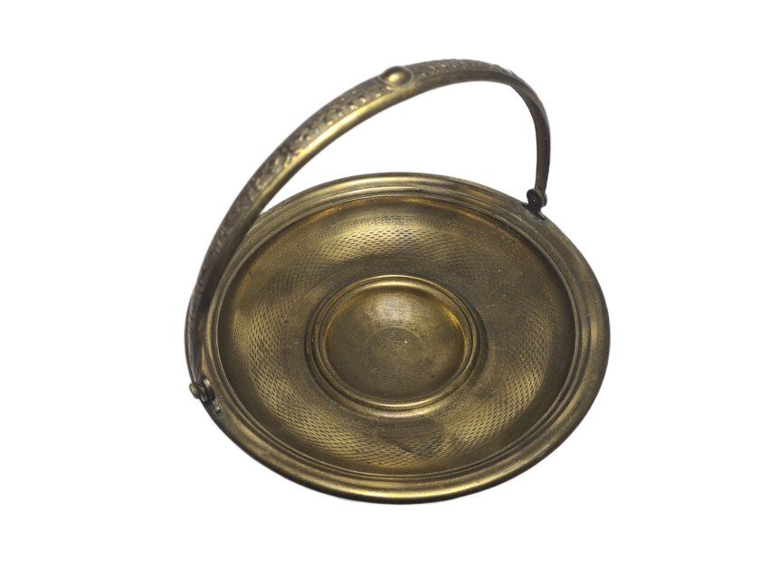 Art Nouveau fruit basket from Bracia Buch, 1890s