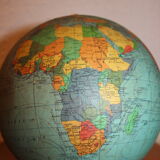 Globe mappemonde ancien