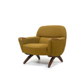 "Geisha" banana sofa and lounge chairs-set by Leif Hansen c.1960