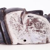 Masque africain Gabon H 26cm Double visage