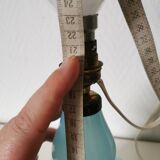 blue opaline lamp base