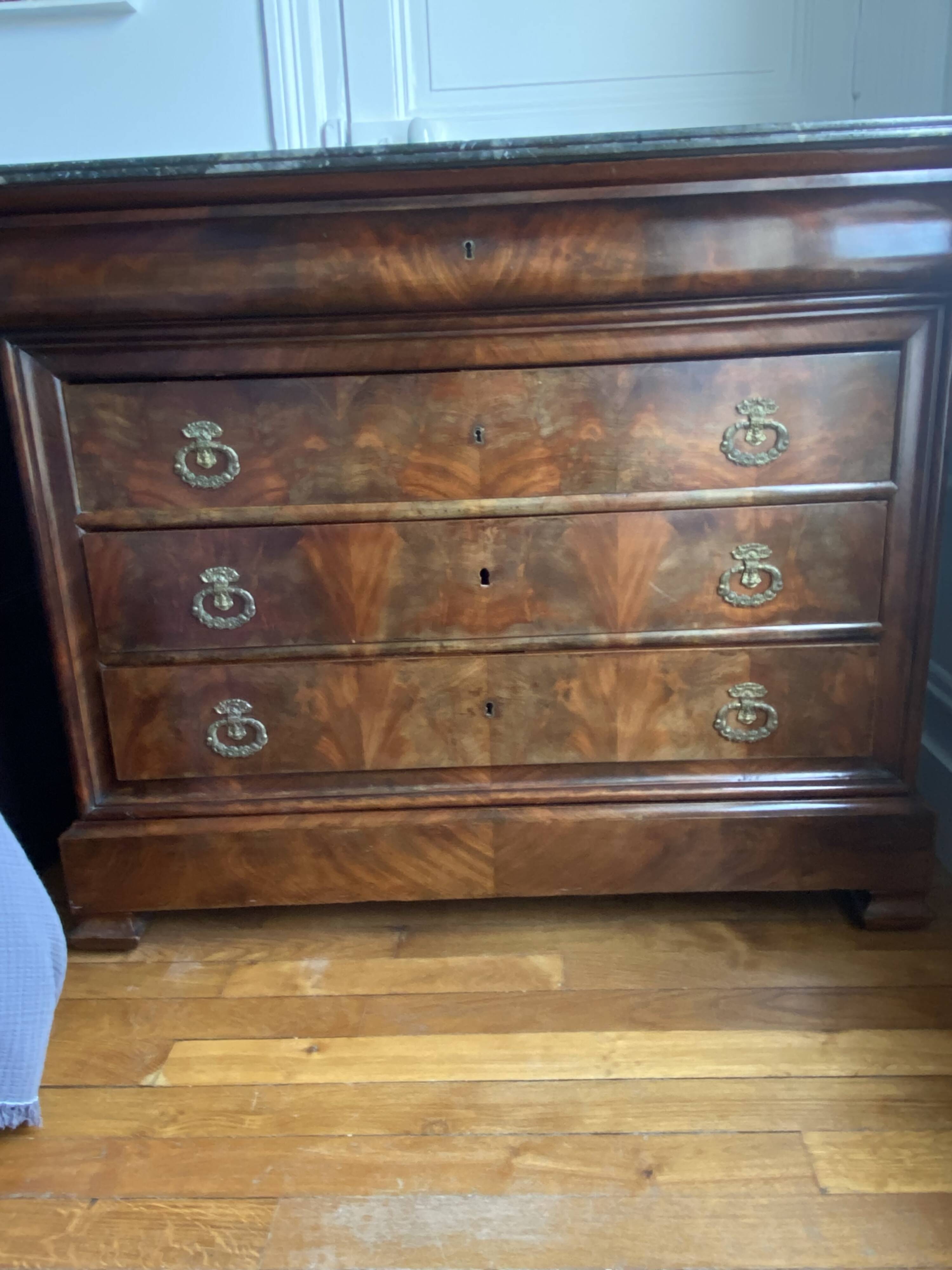 Louis Philippe period chest of drawers