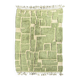 Magnificent new Beni ouarain water green carpet 200x300 cm
