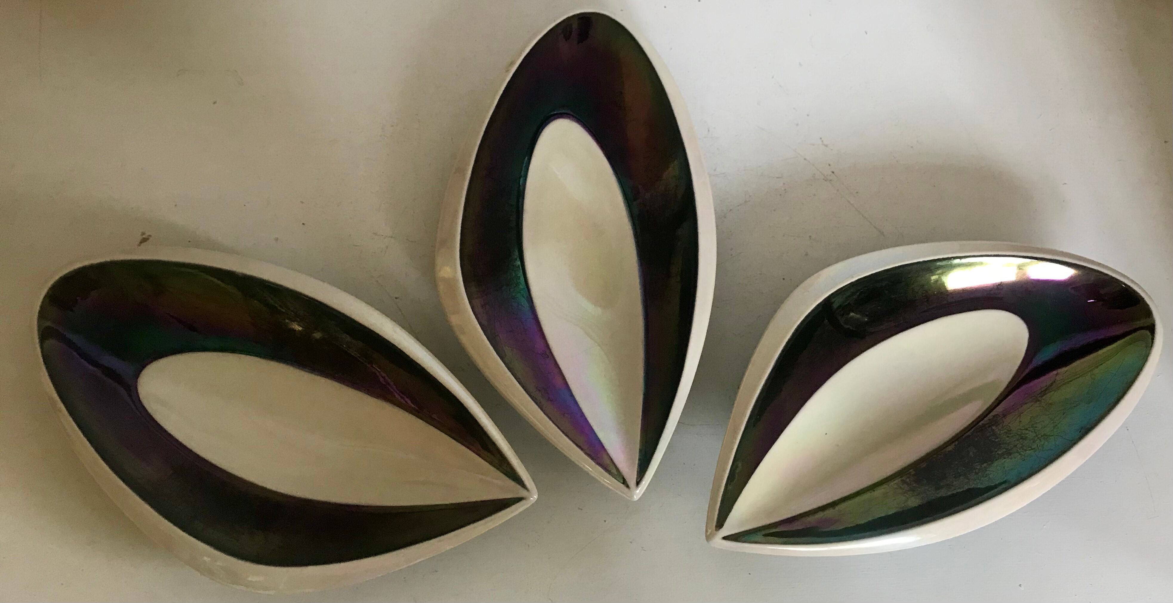 Trio of cups Vereceram 1960