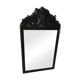 Antique mirror painted black, 143x82 cm