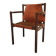 Vintage Leather Armchair: Janez Lajovic PRISANK Model, Mid-Century Modern