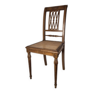 Caned chair Directoire / Louis XVI style