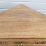 Raw oak encoignure