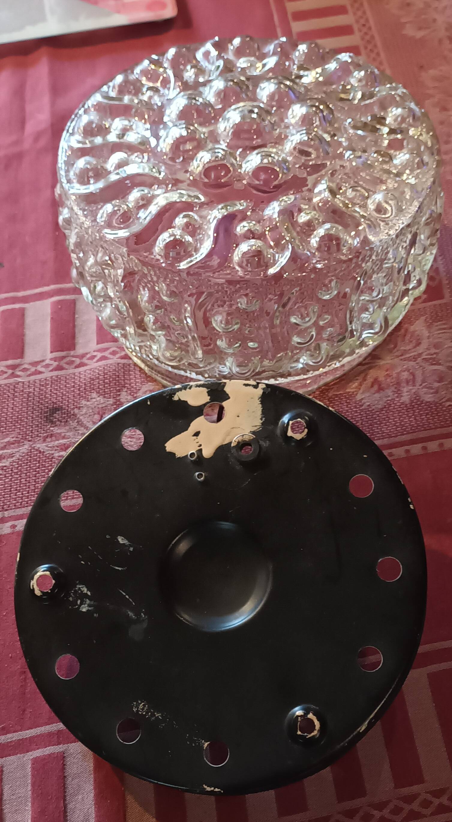 Bubble glass ceiling light 60/70