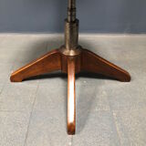 Brown beech wooden Albert Stoll atelier or desk chair from the 1920s