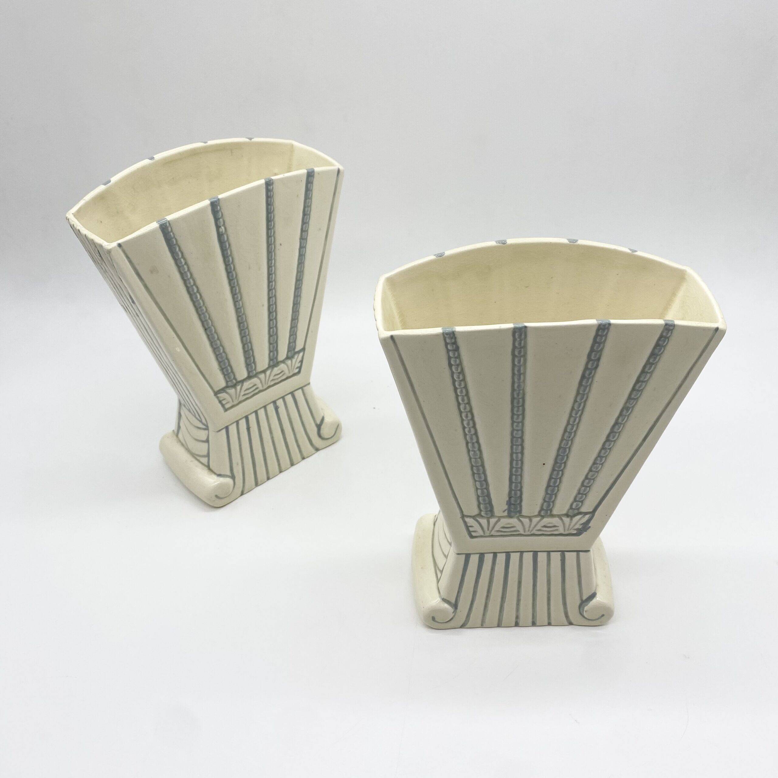 Pair of "Orchies" Art Deco vases, 1930s