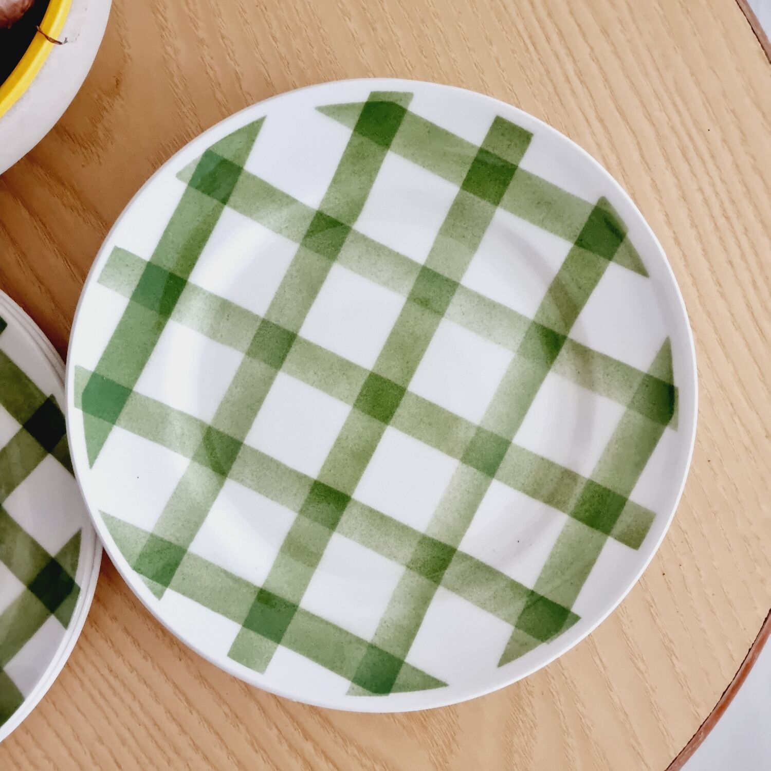 Set of 11 dessert plates and 1 Moulin des Loups dish