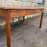 Cherry Wood Desk with three drawers