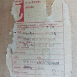 Table basse d’Interier Praha, années 1960