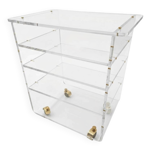 Meuble Hi-Fi en plexiglas