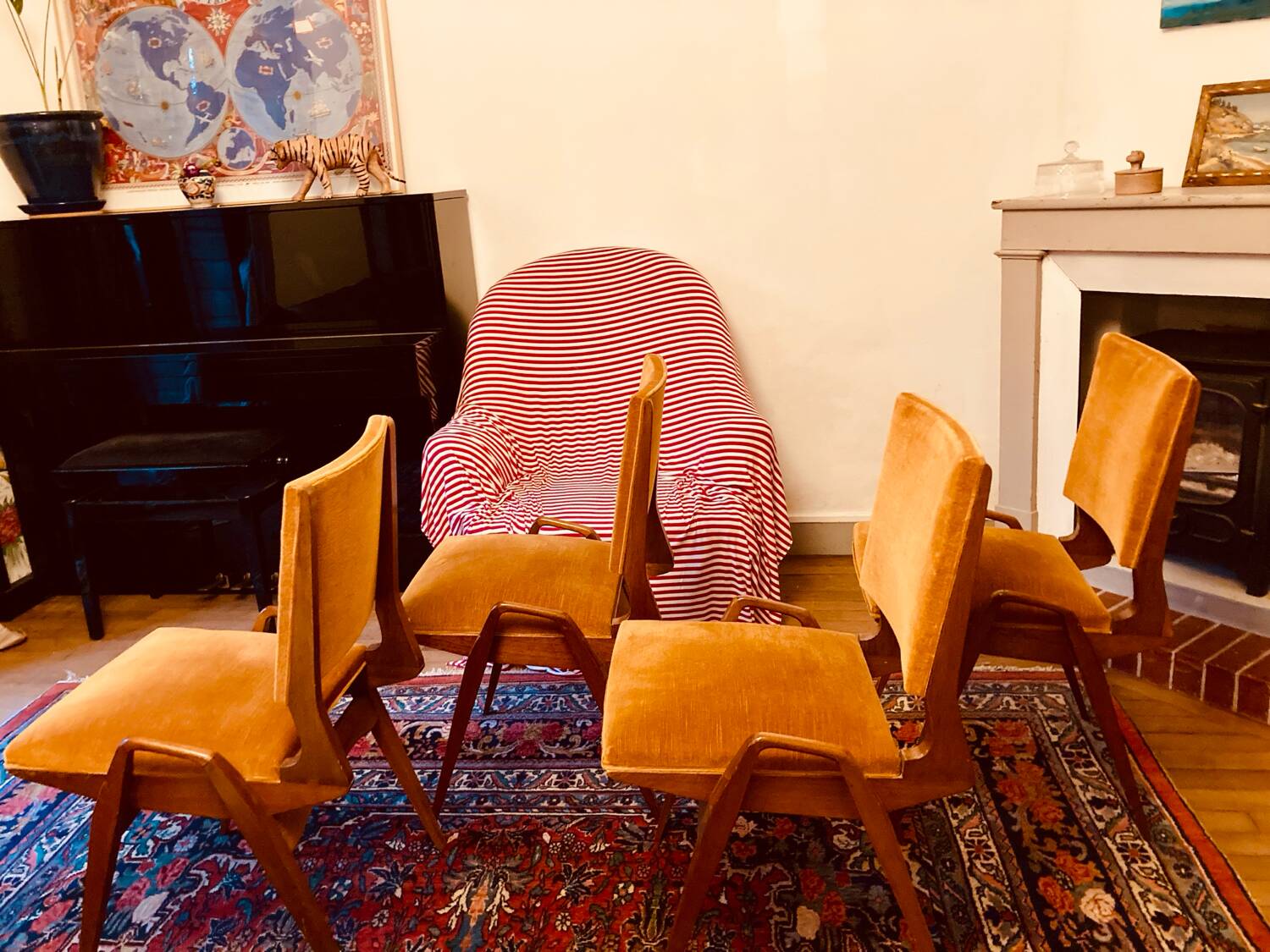 4 chairs Maurice Pré
