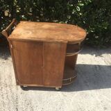 Art deco rolling bar