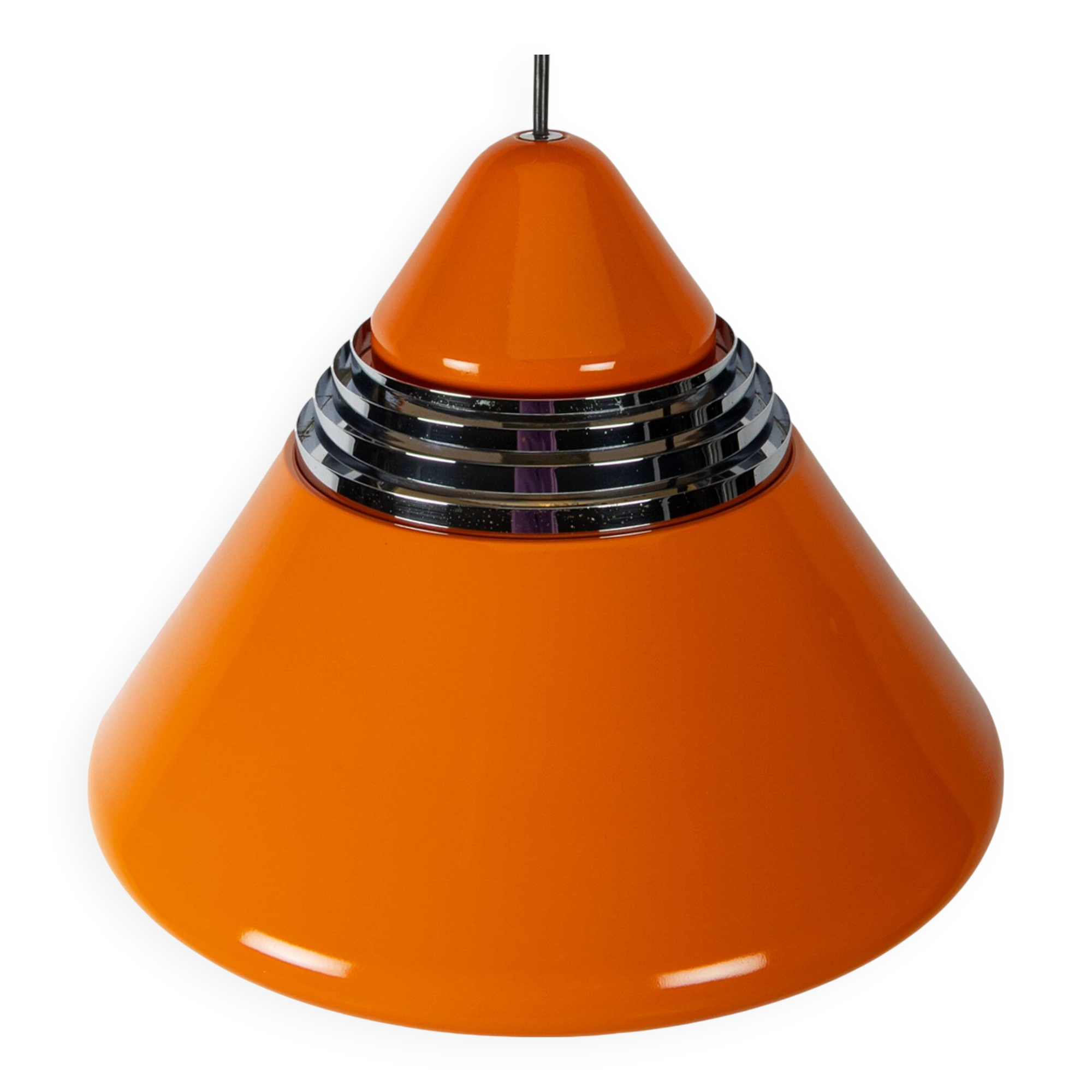 Red Scone Pendant Lamp by Kazuo Motozawa for Staff