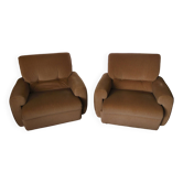 Velvet armchairs
