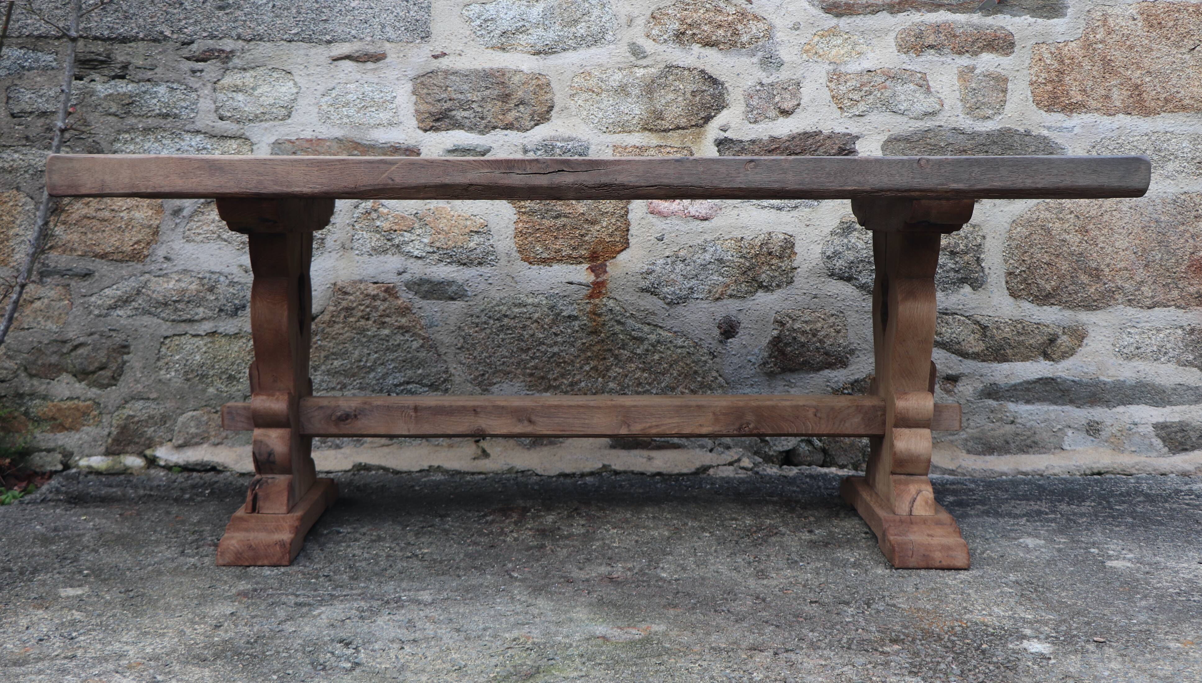 Wooden monastery table XIX